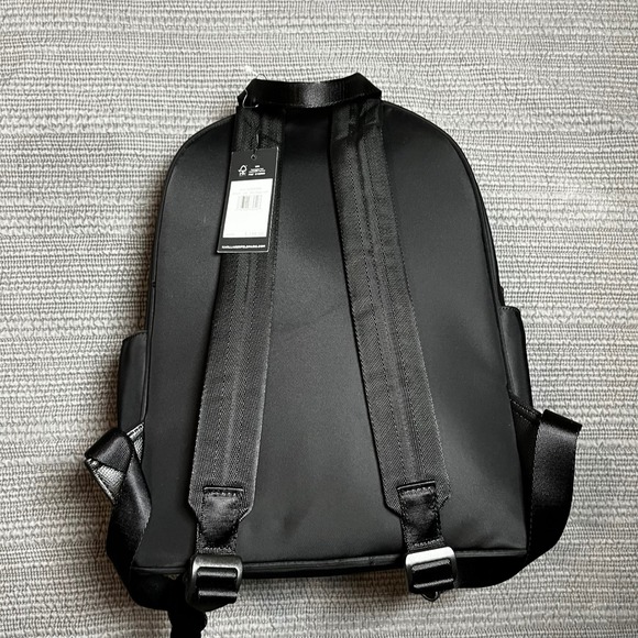 Karl Lagerfeld Paris K/Ikonik Nylon Backpack Black Love Karl Heart Patch New main image 5